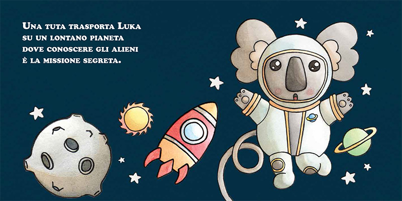 Recensione di Luka Koala. L'astronauta e altri personaggi, Antonella Milardi