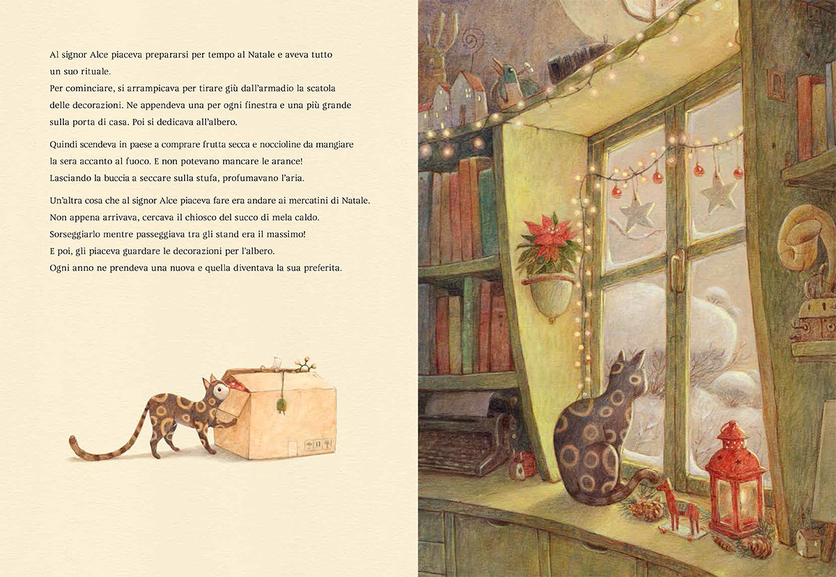 Il Natale del Signor Alce, Davide Calì, Richolly Rosazza