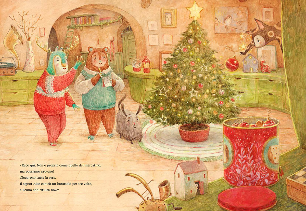 Il Natale del Signor Alce, Davide Calì, Richolly Rosazza